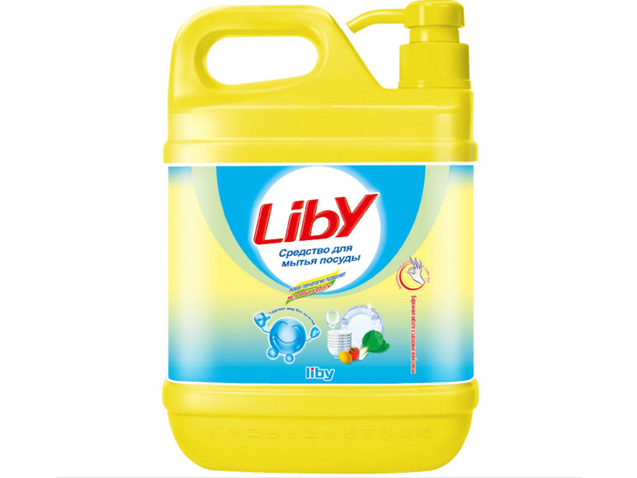 Средство для мытья посуды Чистая посуда, 2000 гр / Liby
