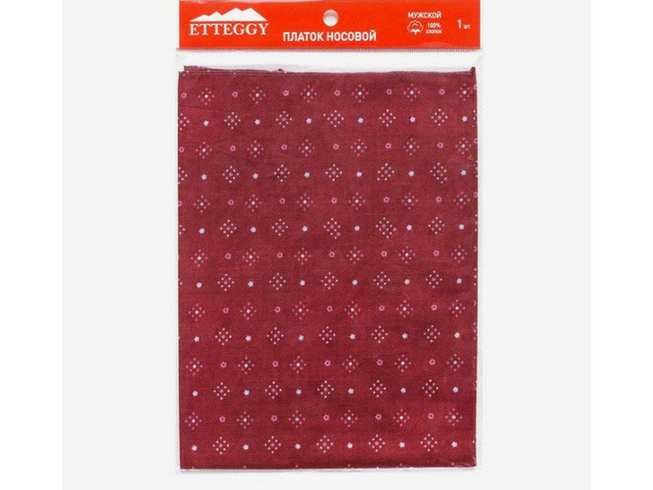 Носовой платок S-One-07150 хлопковый 40*40 / Etteggy