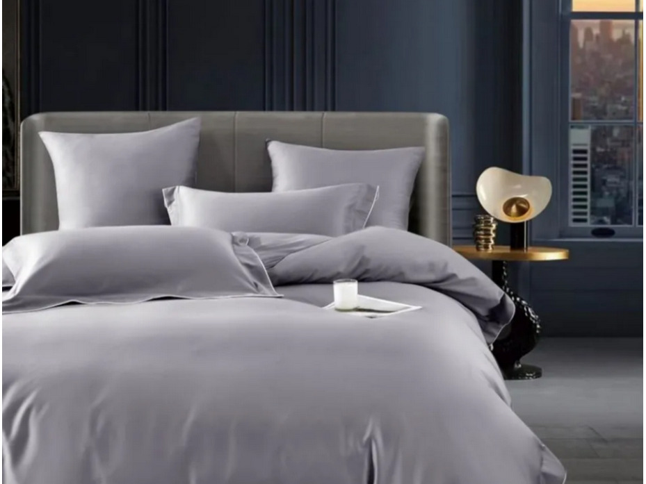 Постельное белье 2243-7 фланель Серый Семейный сп / Asabella