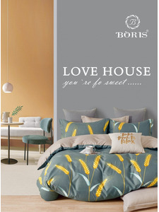 Постельное белье FM 0187 полисатин Евро сп / Boris