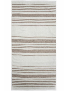 Полотенце 22С68-ШР Нота соль махровое 67*140 / Белорусский лен