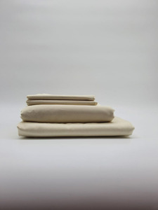 Простыня 213KL- 002 шампань сатин однотонный 240*260 / Tia