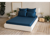 Простыня 213KL- 026 звездный сатин однотонный 240*260 / Tia