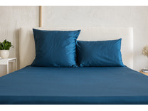 Простыня 213KL- 026 звездный сатин однотонный 240*260 / Tia