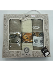 Набор полотенец Nitleks swan lux вафельные (40*60, 3 шт) / Activ