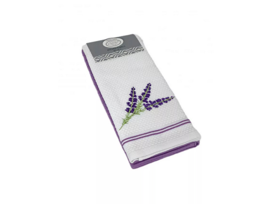 Набор полотенец HM 770 Askili mutfak вафельно-махровые (40*60, 2 шт) / Karven