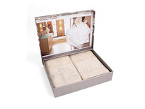 Набор полотенец Bamboo бамбуковые в подарочной упаковке 30*50 (2 шт) / Maison Dor