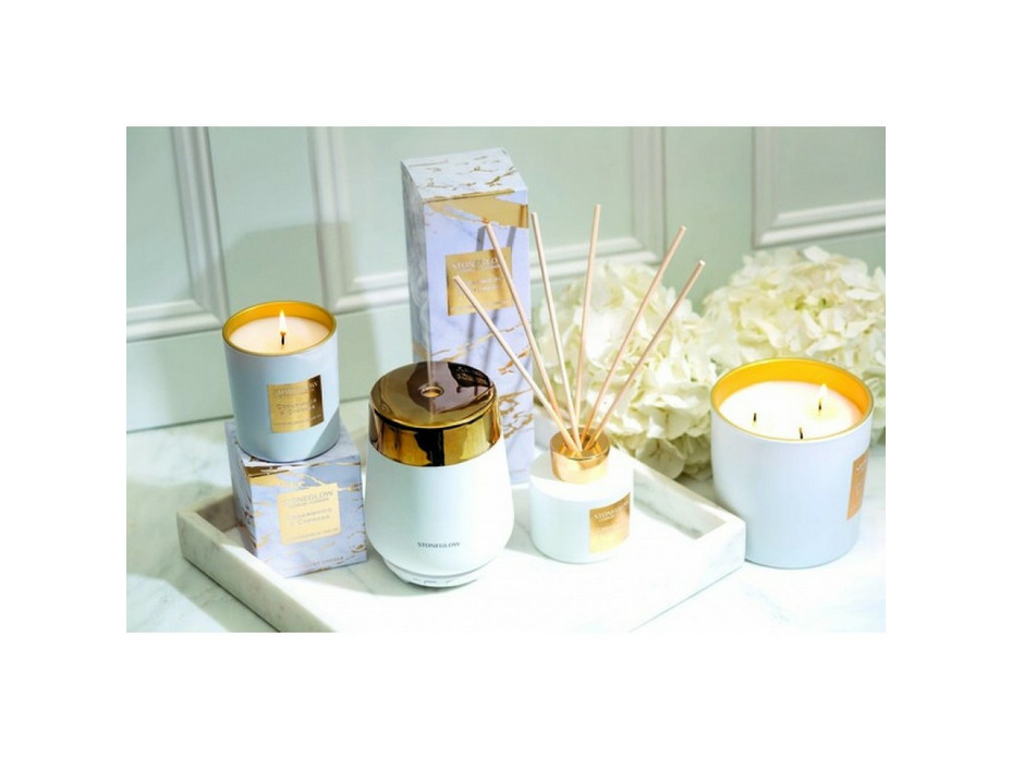 Аромадиффузор ультразвуковой белый золото 70220 90*90*150 / Stoneglow Аромадиффузор ультразвуковой белый золото 70220 90*90*150 / Stoneglow