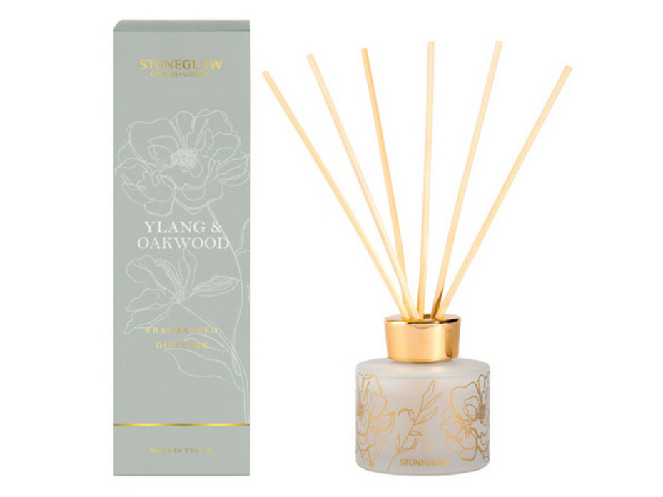 Иланг-иланг и дуб 70248, Диффузор с палочками, 120 мл / Stoneglow