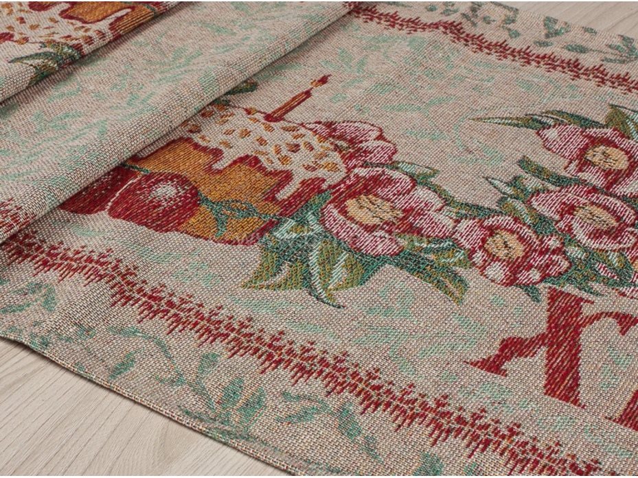 Дорожка 19с236-ШР Пасха льняная 45*150 / Белорусский лен Дорожка 19с236-ШР Пасха льняная 45*150 / Белорусский лен