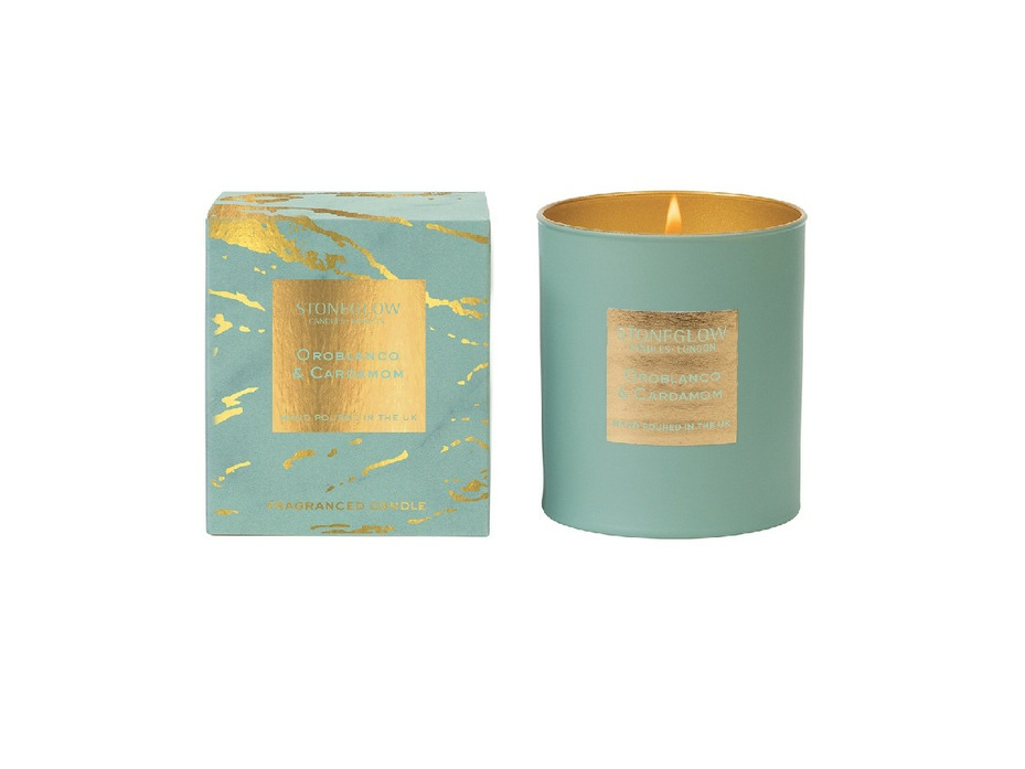 Оробланко и кардамон, Свеча в стеклянном стакане / StoneGlow