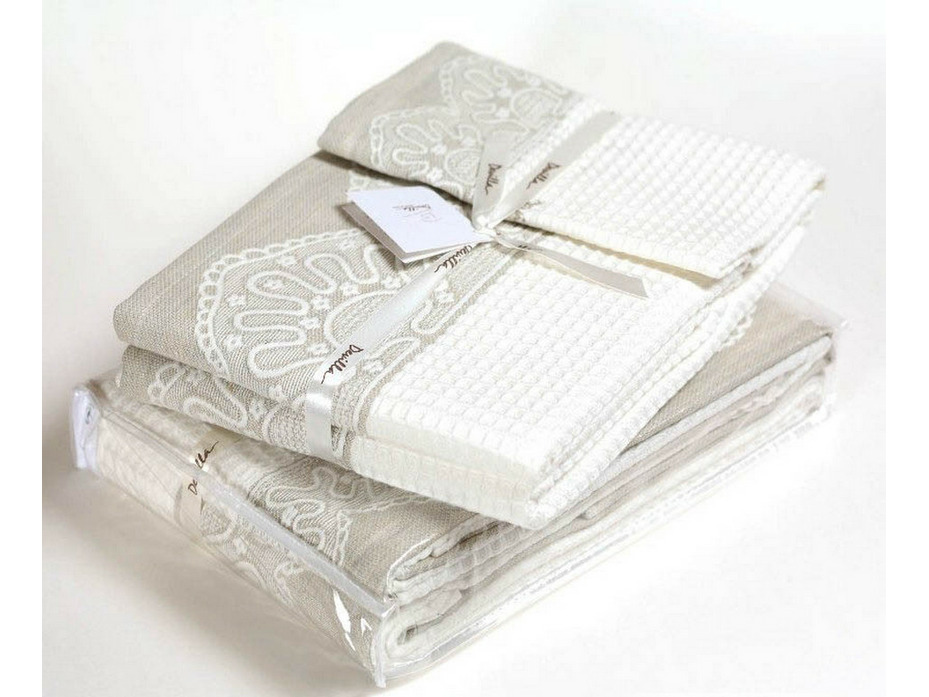 Комплект полотенец Lille вафельные (30*50,50*100,70*140) / Luxberry