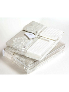 Комплект полотенец Lille вафельные (30*50,50*100,70*140) / Luxberry