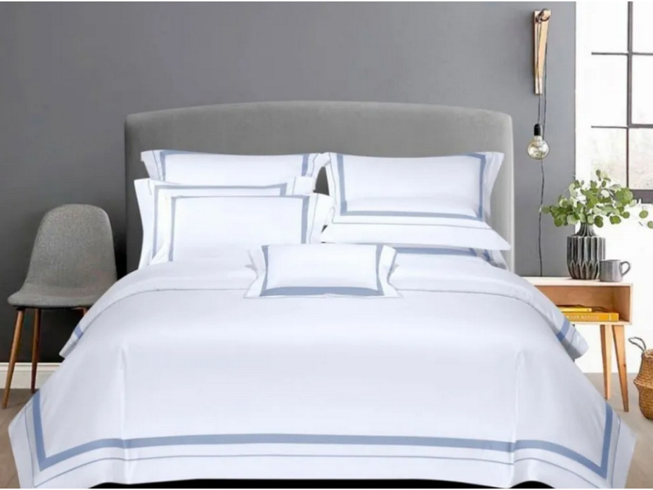 Постельное белье 2228-6 сатин премиум Евро сп / Asabella