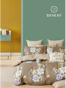 Постельное белье 0219 полисатин Евро сп / Boris