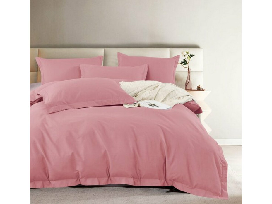 Постельное белье с простыней на резинке CR7-001/R сатин люкс Семейный сп / Retrouyt