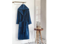 Халат унисекс Stripe махровый с капюшоном / Soft Cotton