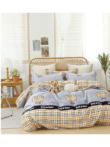 Постельное белье 1371 У сатин 1,5 сп / Спать Пора