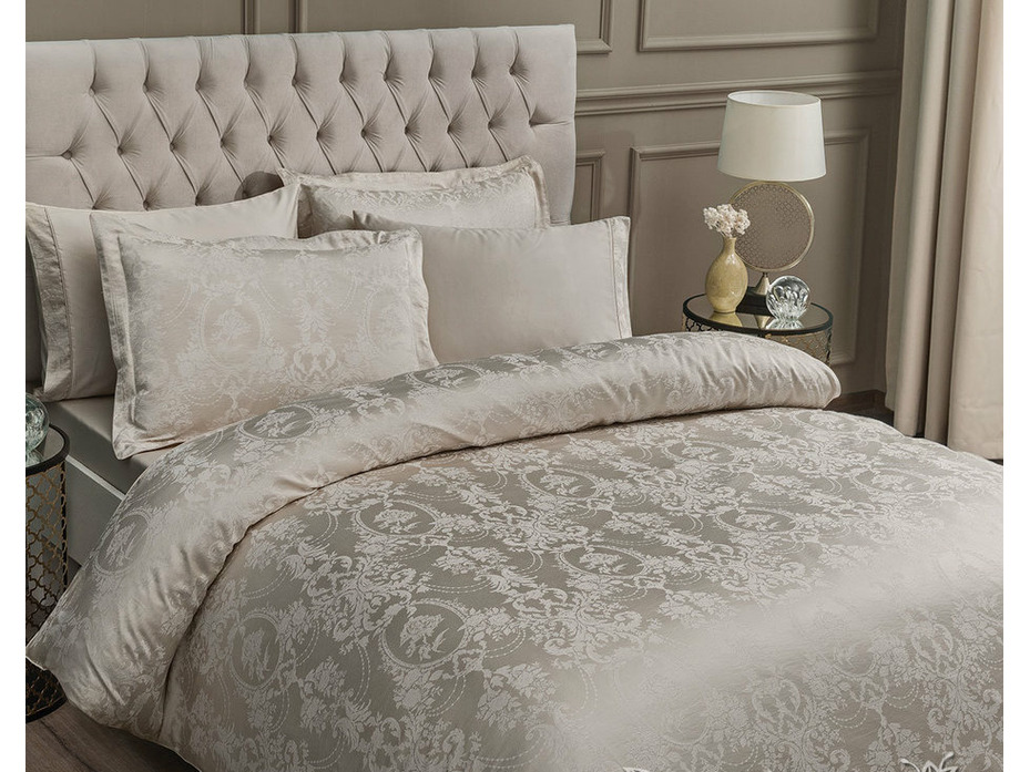 Постельное белье Grant сатин жаккард Евро сп / Tivolyo Home Постельное белье Grant сатин жаккард Евро сп / Tivolyo Home