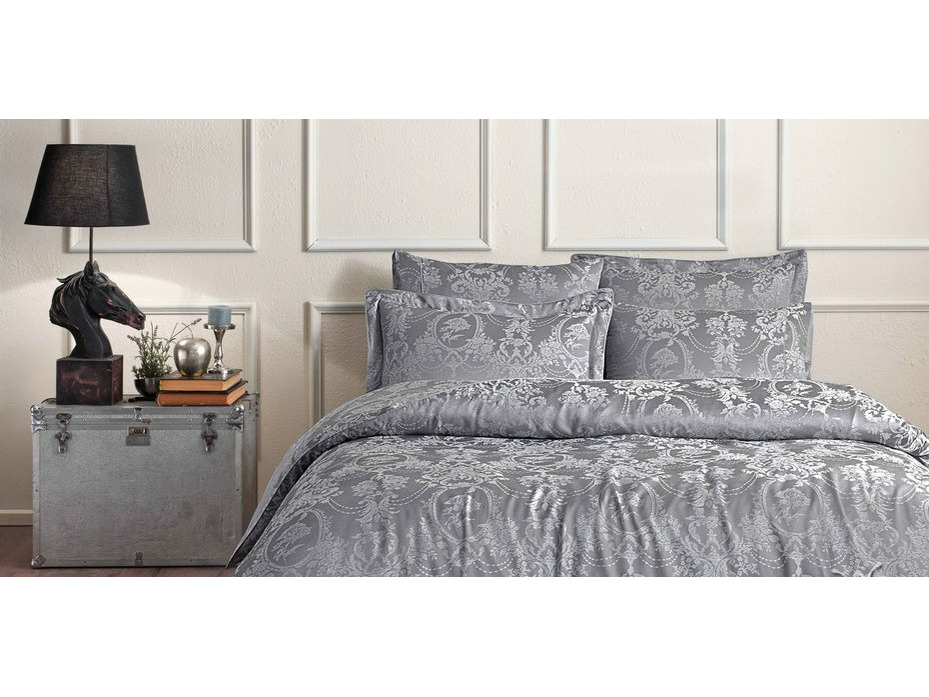 Постельное белье Grant сатин жаккард Евро сп / Tivolyo Home Постельное белье Grant сатин жаккард Евро сп / Tivolyo Home