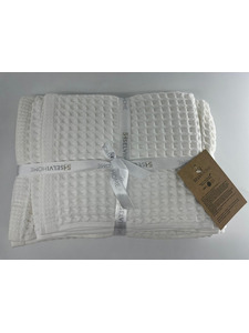 Набор полотенец Вафельное 1 вафельные (45*80, 70*150) / Selvi Home Набор полотенец Вафельное 1 вафельные (45*80, 70*150) / Selvi Home