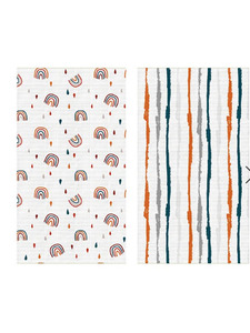 Набор полотенец 781458 Формы вафельные (40*70, 2 шт) / Нордтекс