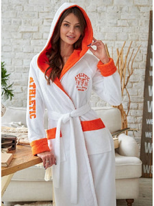 Халат женский Athletic lady бамбуковый с капюшоном / Vien
