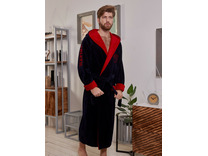 Халат мужской Athletic бамбуковый с капюшоном / Vien