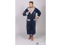 Халат мужской Athletic бамбуковый с капюшоном / Vien