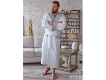 Халат мужской Athletic бамбуковый с капюшоном / Vien
