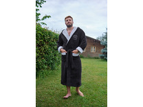 Халат мужской Athletic бамбуковый с капюшоном / Vien