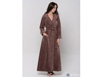 Халат женский Lady бамбуковый с капюшоном / Vien