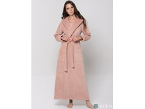 Халат женский Lady бамбуковый с капюшоном / Vien