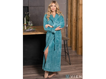 Халат женский Lady бамбуковый с капюшоном / Vien