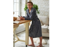 Халат подростковый Little gentleman бамбуковый с капюшоном / Vien