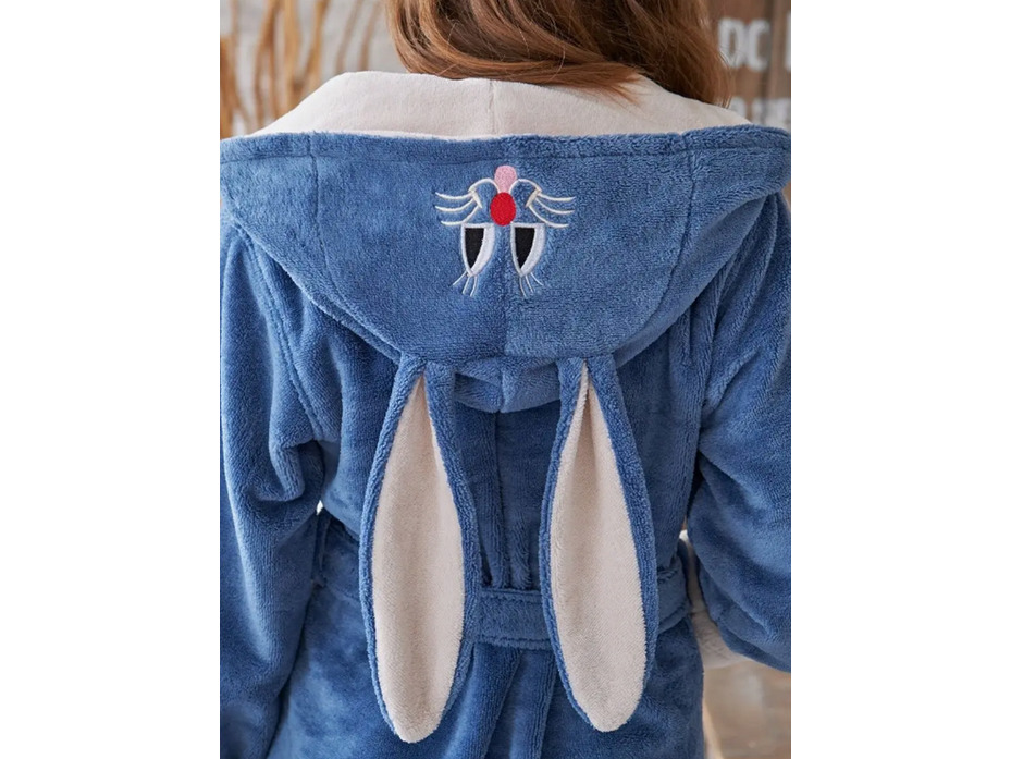 Халат подростковый Lola bunny бамбуковый с капюшоном / Vien