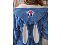 Халат подростковый Lola bunny бамбуковый с капюшоном / Vien