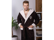 Халат мужской Lucas бамбуковый с капюшоном / Vien Халат мужской Lucas бамбуковый с капюшоном / Vien