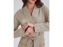 Халат женский Monaco вафельный / Vien