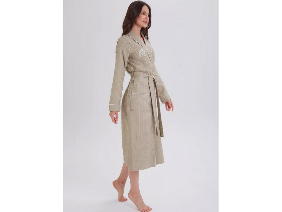 Халат женский Monaco вафельный / Vien