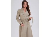 Халат женский Monaco вафельный / Vien