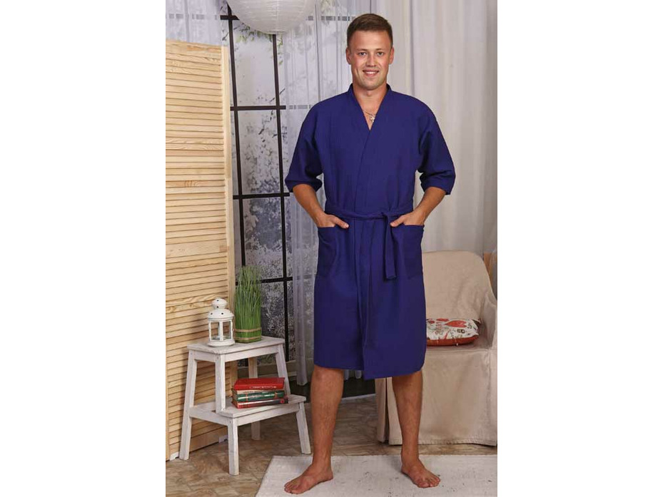 Халат - кимоно унисекс вафельный, цветной / Ашма Халат - кимоно унисекс вафельный, цветной / Ашма