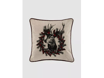 Наволочка декоративная Pine Wreath Олень полиэстер 45*45 / Arya
