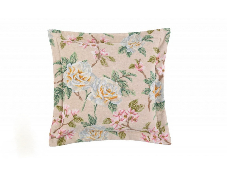 Наволочка декоративная Vanilla rose шенилл 40*40 / Feiler Наволочка декоративная Vanilla rose шенилл 40*40 / Feiler