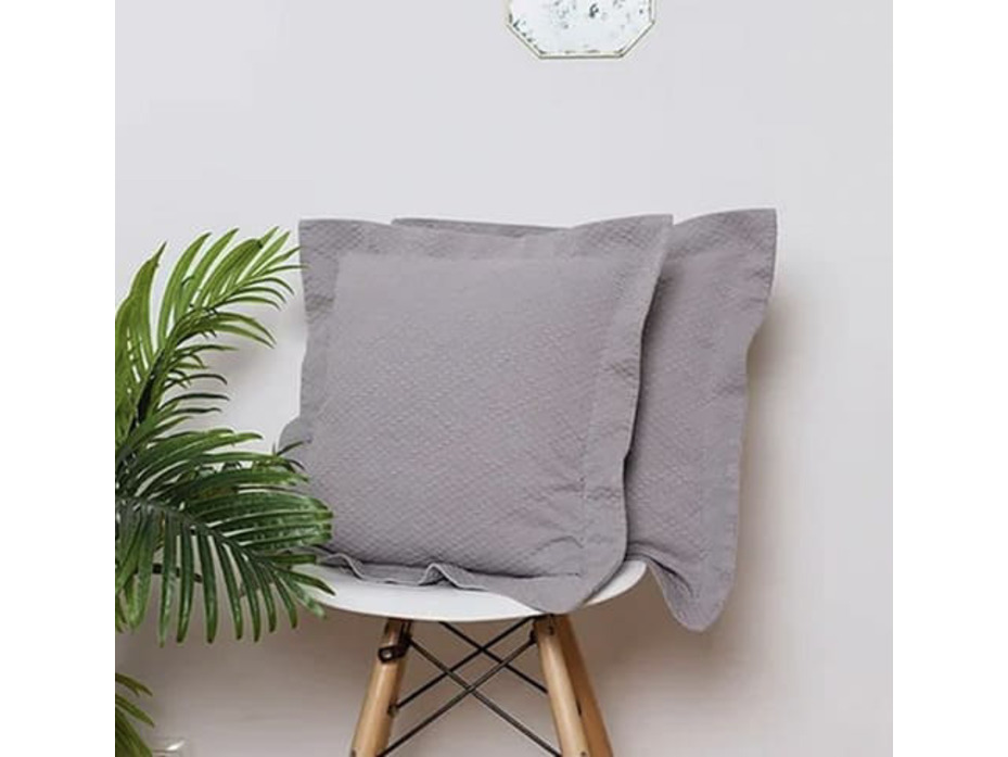 Наволочка декоративная Cross хлопковая 47*47 / Luxberry