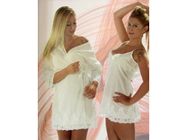 Комплект женский халат и сорочка короткий Aveedon Giselle / Maison Dor