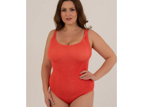 Купальник слитный женский Banador basic Коралловый / Calamoon