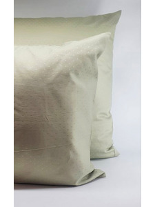 Наволочка HY-038(021) сатин жаккард геометрия оливковый 70*70 / Tia