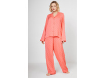 Пижама женская, рубашка и брюки YI90045 Classic cool Алмазы / DKNY