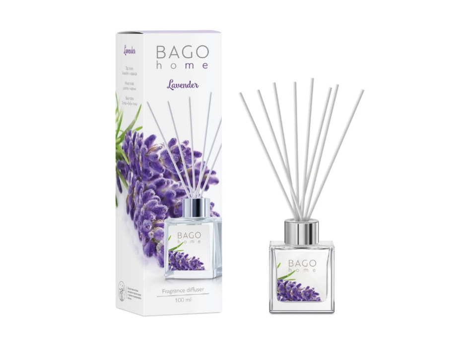 Лаванда BGH0103, Диффузор с палочками, 100 мл / Bago Home Лаванда BGH0103, Диффузор с палочками, 100 мл / Bago Home